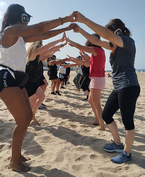 Deporte en la playa