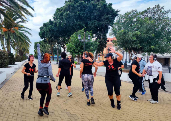 Grupo de baile en Sevilla